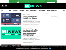 Tablet Screenshot of marketingindustrynews.com